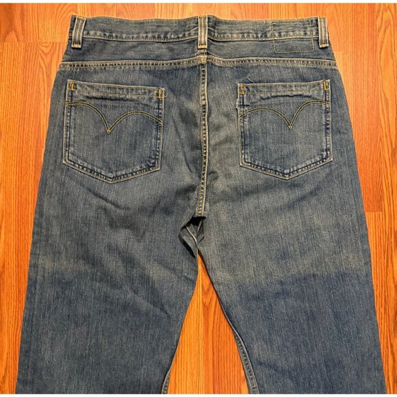Vtg Levis Silver Tab True Boot Jeans Mens 36X32 Blue Y2K - Picture 1 of 8
